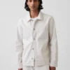 Lässige Hemdjacke aus Canvas