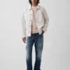 Lässige Hemdjacke aus Canvas