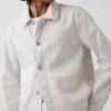 Lässige Hemdjacke aus Canvas