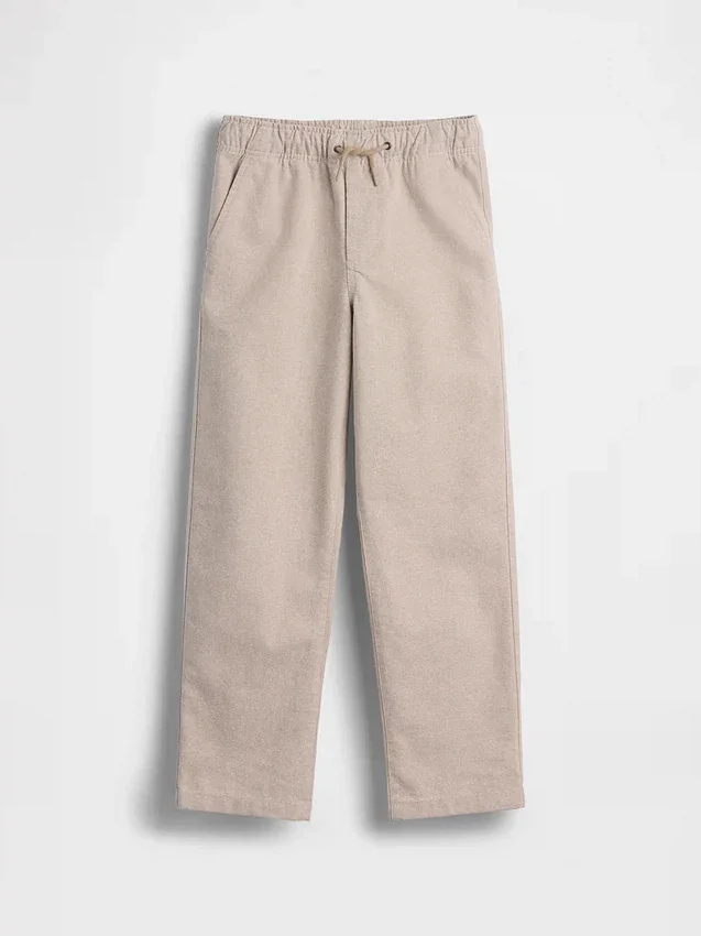 Lässige Kinderhose aus Leinen-Baumwoll-Mischung