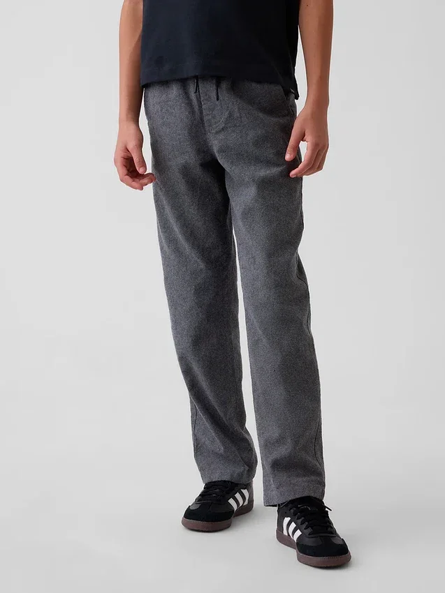 Lässige Kinderhose aus Leinen-Baumwoll-Mischung