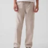 Lässige Kinderhose aus Leinen-Baumwoll-Mischung