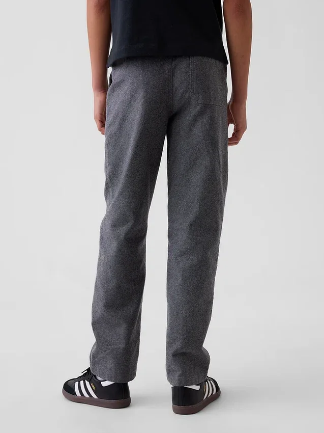 Lässige Kinderhose aus Leinen-Baumwoll-Mischung