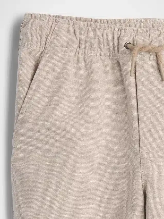 Lässige Kinderhose aus Leinen-Baumwoll-Mischung