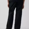 Lässige, konisch zulaufende Hose aus Leinen-Baumwolle