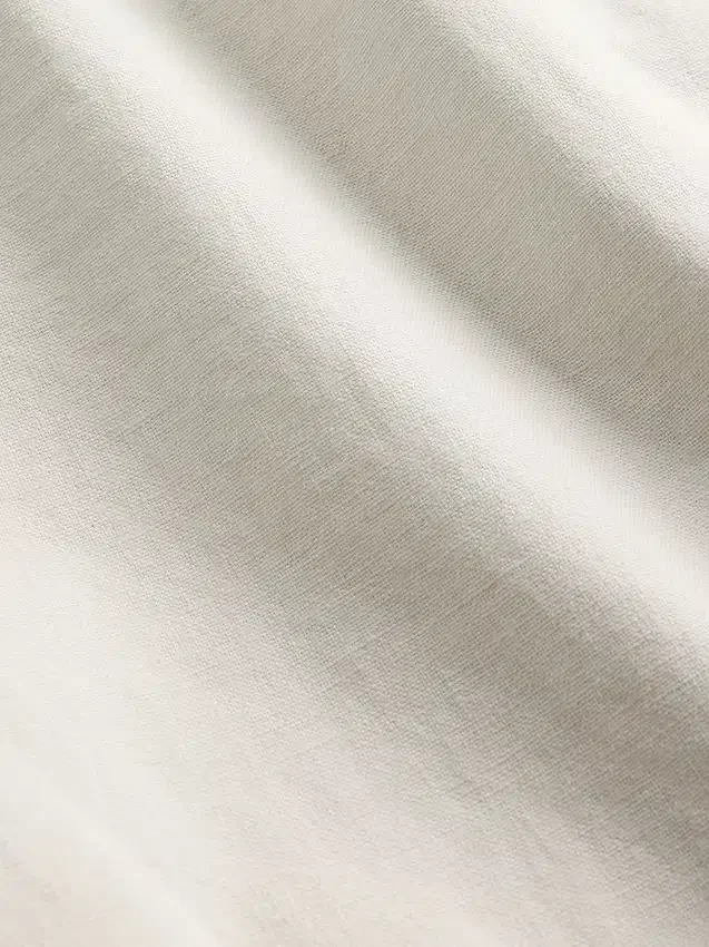 Lässige, konisch zulaufende Hose aus Leinen-Baumwolle