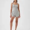 Lässige Pyjama-Shorts mit feiner Rippstruktur