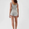 Lässige Pyjama-Shorts mit feiner Rippstruktur