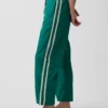 Lässige Streifenhose aus Bio-Baumwollpopeline