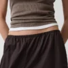 Lässige, weit geschnittene Jogginghose aus Bio-Baumwoll-Popeline