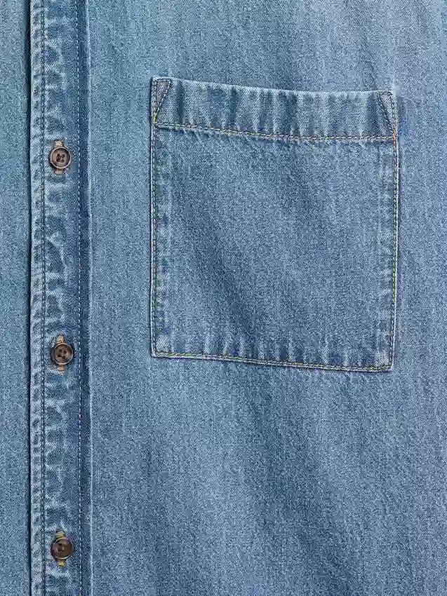 Lässiges Jeanshemd