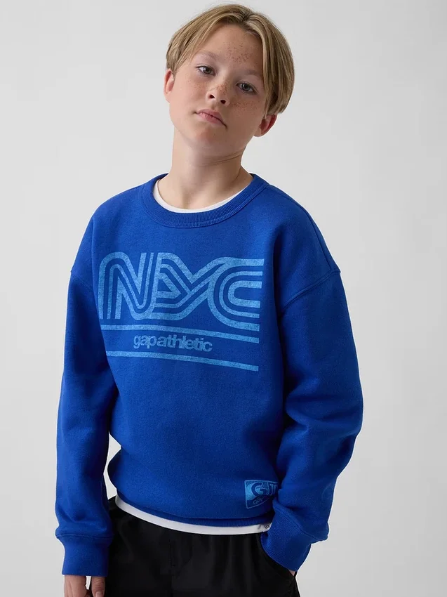 Lässiges Sweatshirt für Kinder mit Aufdruck