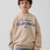 Lässiges Sweatshirt für Kinder mit Aufdruck