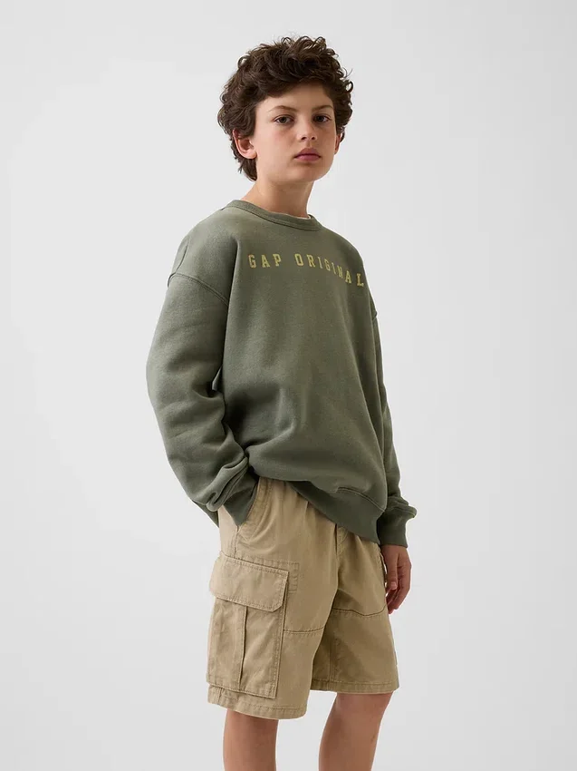 Lässiges Sweatshirt für Kinder mit Aufdruck