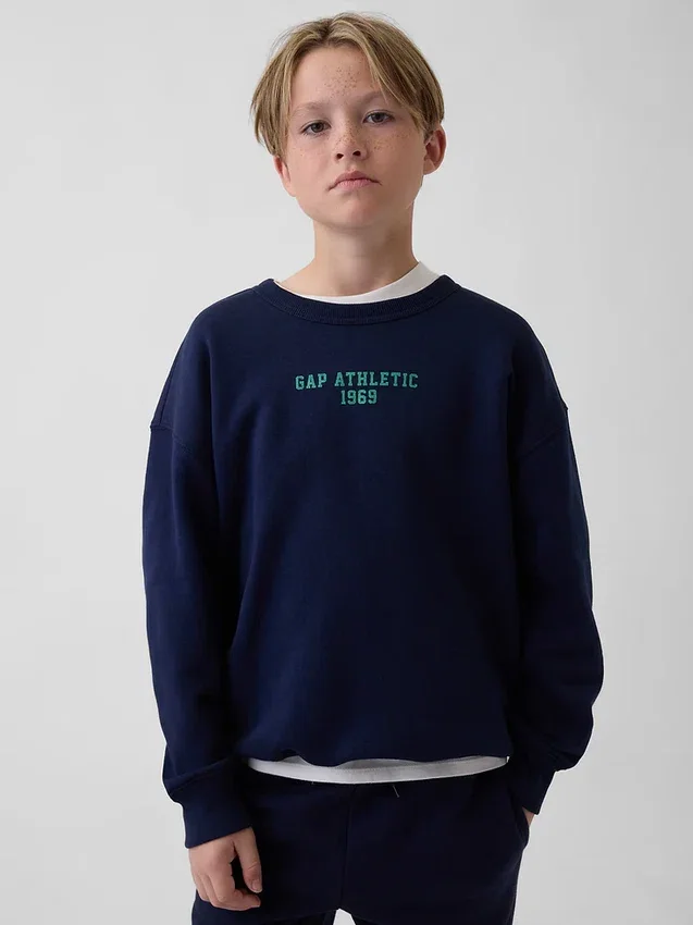 Lässiges Sweatshirt für Kinder mit Aufdruck