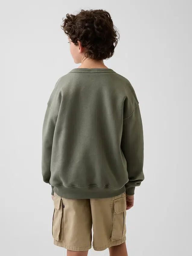 Lässiges Sweatshirt für Kinder mit Aufdruck