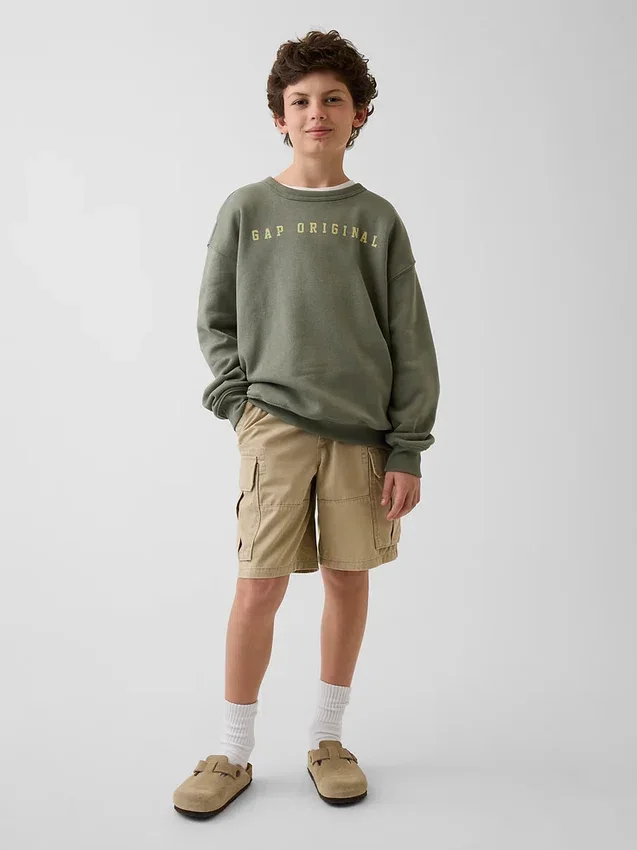 Lässiges Sweatshirt für Kinder mit Aufdruck
