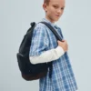 Lässiges Urlaubshemd für Kinder aus strukturierter Baumwolle mit Karomuster