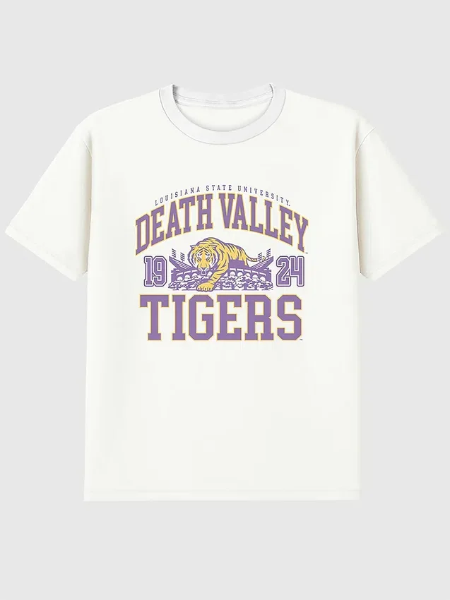 LSU Death Valley Tigers Grafik-T-Shirt