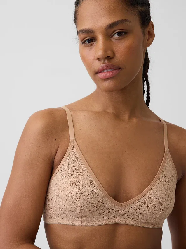Madesoft Lace Plunge Bralette