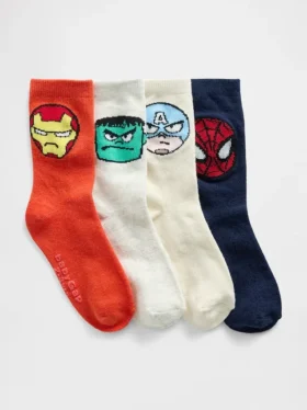 Marvel-Crew-Socken für Baby & Kleinkind (4er-Pack)