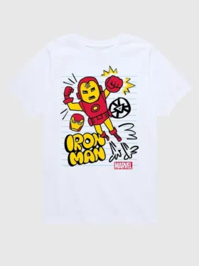 Marvel Iron Man Doodle-T-Shirt mit kurzen Shorts für Kleinkinder