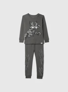 Marvel-Pyjama-Set aus gebürsteter Bio-Baumwolle für Baby & Kleinkind