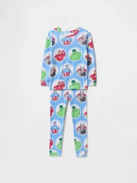 Marvel-Pyjama-Set aus gebürsteter Bio-Baumwolle für Baby & Kleinkind