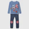 Marvel-Pyjama-Set aus gebürsteter Bio-Baumwolle für Baby & Kleinkind