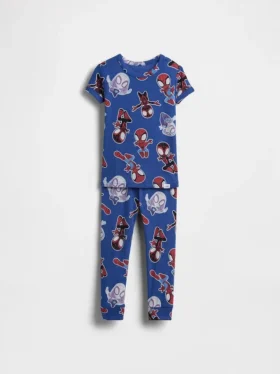 Marvel-Pyjama-Set aus gebürsteter Bio-Baumwolle für Baby & Kleinkind
