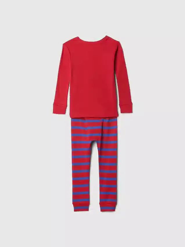 Marvel-Pyjama-Set aus gebürsteter Bio-Baumwolle für Baby & Kleinkind