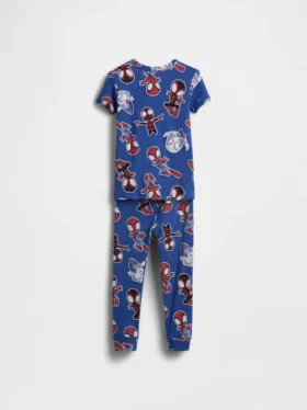 Marvel-Pyjama-Set aus gebürsteter Bio-Baumwolle für Baby & Kleinkind