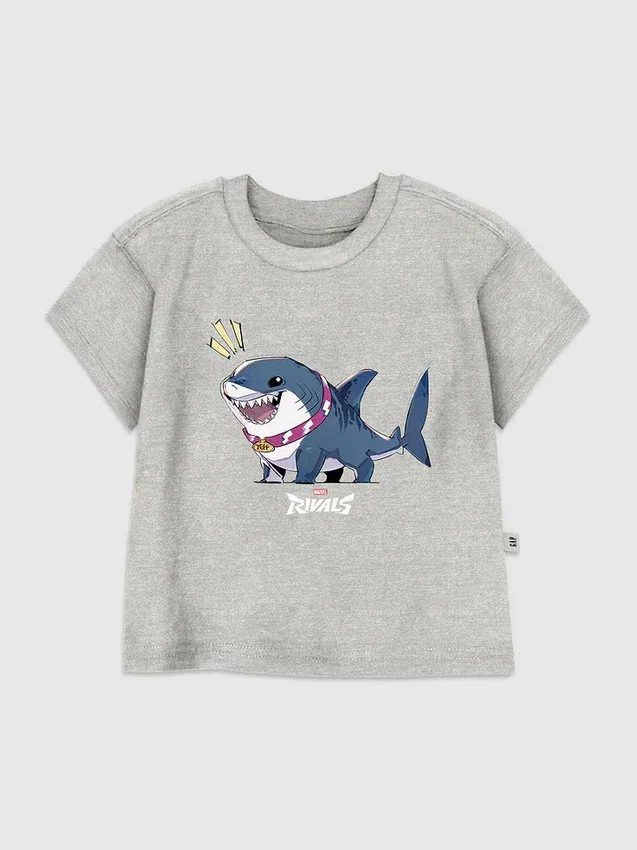 Marvel Rivals „Jeff the Shark“-Grafik-T-Shirt für Kleinkinder
