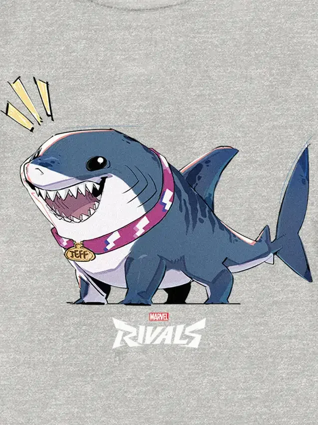 Marvel Rivals „Jeff the Shark“-Grafik-T-Shirt für Kleinkinder