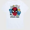 Marvel Scribbled Spider-Man Kurzarm-T-Shirt mit Grafik für Kleinkinder
