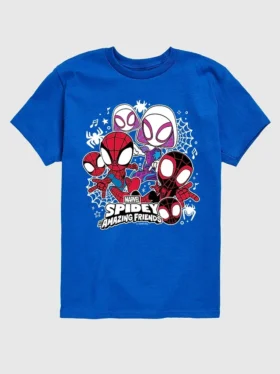Marvel Spidey und Freunde – Kurzarm-T-Shirt mit Aufdruck für Kleinkinder
