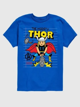 Marvel Thor Doodle-T-Shirt mit kurzen Shorts für Kleinkinder