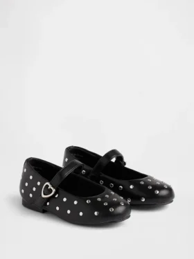 Mary-Jane-Ballerinas für Kleinkinder mit Nieten