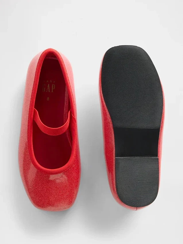 Mary-Jane-Ballerinas für Kleinkinder mit Schimmer