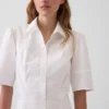 Maxi-Hemdkleid mit Fässchenärmeln
