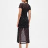 Maxikleid aus Mesh