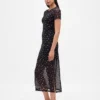 Maxikleid aus Mesh