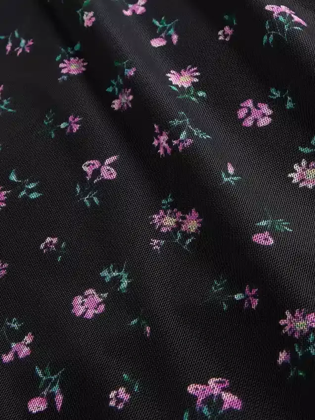 Maxikleid aus Mesh