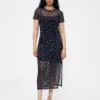 Maxikleid aus Mesh