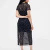 Maxikleid aus Mesh