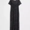 Maxikleid aus Mesh