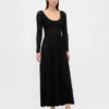 Maxikleid aus verschiedenen Materialien