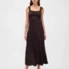Maxikleid aus verschiedenen Materialien