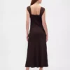 Maxikleid aus verschiedenen Materialien