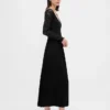 Maxikleid aus verschiedenen Materialien